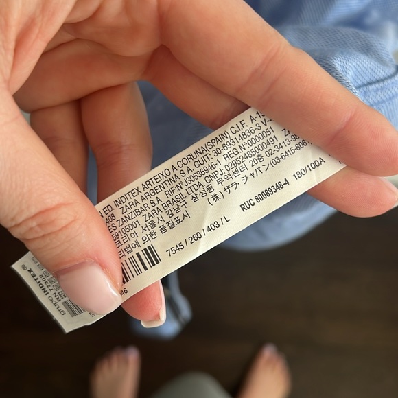 Zara Button Up - Picture 3 of 3